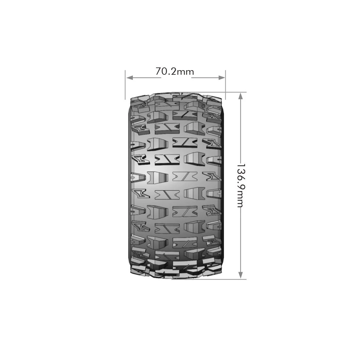 MT-Pioneer Tires + Traxxas Maxx Black Rims (x2) Louise RC Louise RC L-T3329SB - 2 MT-Pioneer Tires + Traxxas Maxx Black Rims (x2) Louise RC Louise RC L-T3329SB - 2