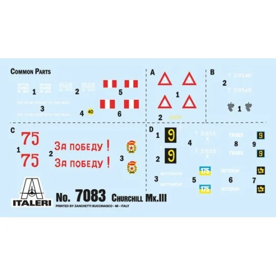 I7083-Churchill Mk.III 1/72 Italeri tank - I7083