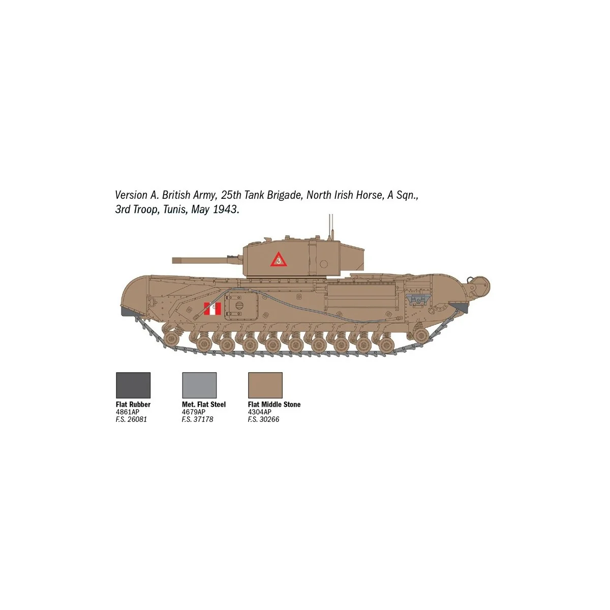 Char Churchill Mk.III 1/72 Italeri Italeri I7083 - 7 Char Churchill Mk.III 1/72 Italeri Italeri I7083 - 7