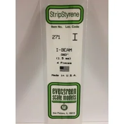 Profile I 1.5x350mm Ref: 271 - Evergreen - S1370271