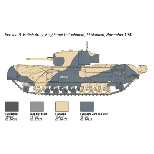 I7083-Churchill Mk.III 1/72 Italeri tank - I7083