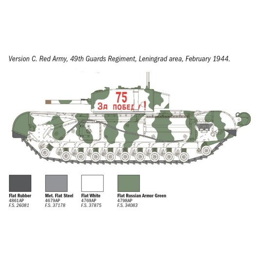 I7083-Churchill Mk.III 1/72 Italeri tank - I7083