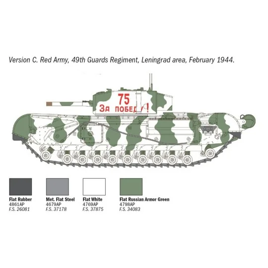 I7083-Churchill Mk.III 1/72 Italeri tank - I7083