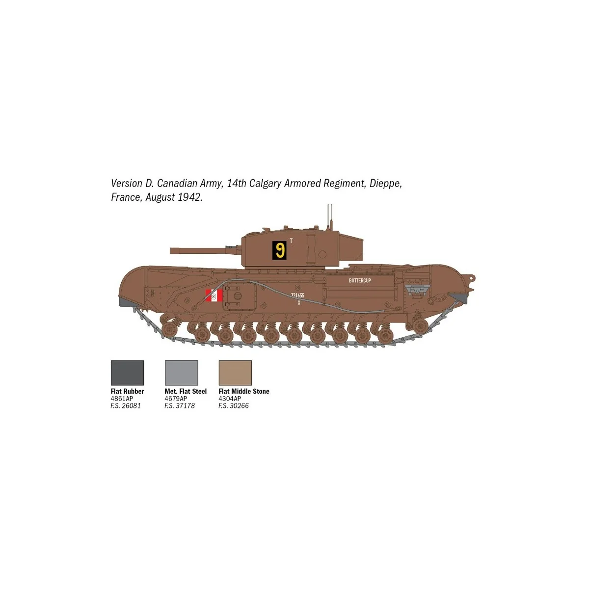 Char Churchill Mk.III 1/72 Italeri Italeri I7083 - 10 Char Churchill Mk.III 1/72 Italeri Italeri I7083 - 10