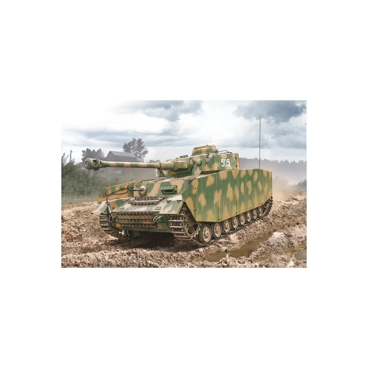 Char Panzer IV Ausf.H 1/35 Italeri Italeri I6578 - 1 Char Panzer IV Ausf.H 1/35 Italeri Italeri I6578 - 1