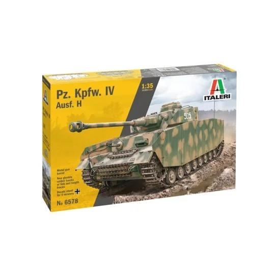 Char Panzer IV Ausf.H 1/35 Italeri Italeri I6578 - 2 I6578-Char Panzer IV Ausf.H 1/35 Italeri - I6578