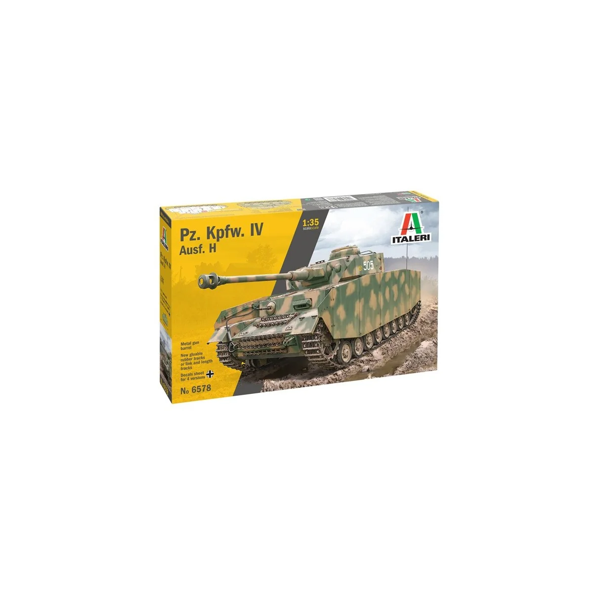 Char Panzer IV Ausf.H 1/35 Italeri Italeri I6578 - 2 Char Panzer IV Ausf.H 1/35 Italeri Italeri I6578 - 2