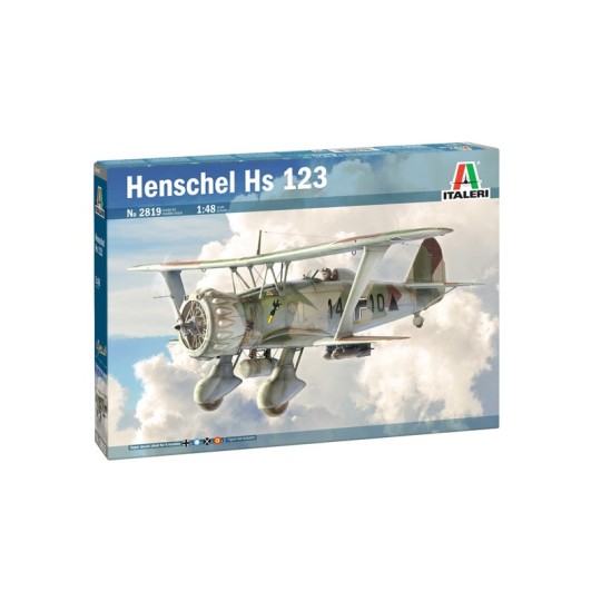 I2819-Aircraft Henschel Hs123 1/48 Italeri