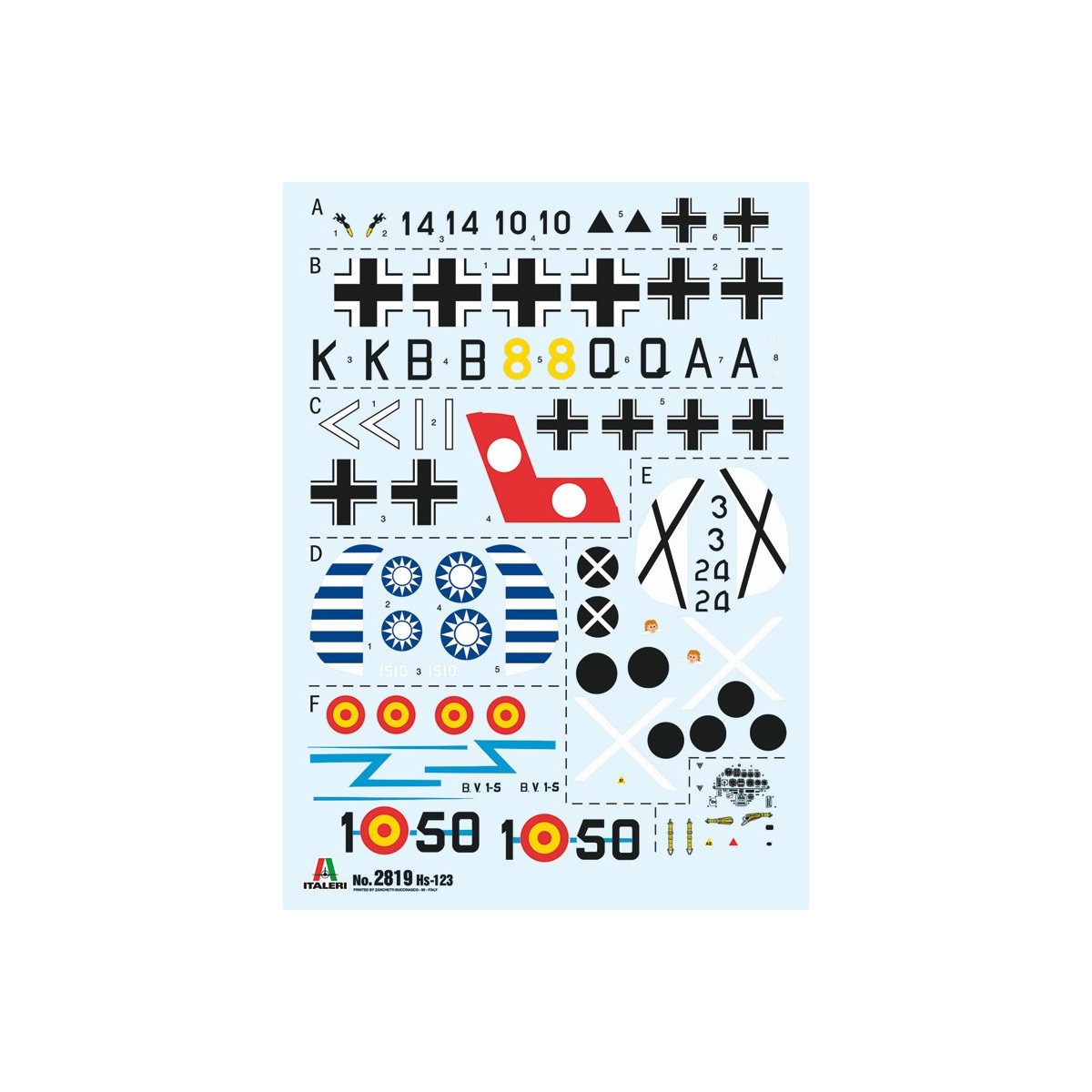 Aircraft Henschel Hs123 1/48 Italeri Italeri I2819 - 3