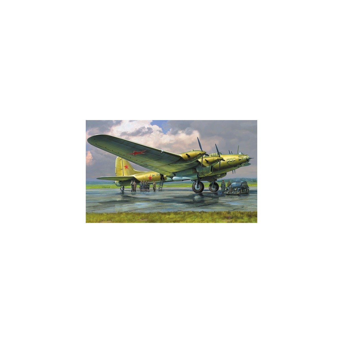 Aircraft Petlyakov Pe-8 Stalin 1/72 Zvezda Zvezda Z7280 - 1