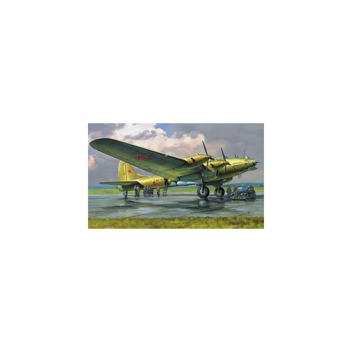 Aircraft Petlyakov Pe-8 Stalin 1/72 Zvezda Zvezda Z7280 - 1 Aircraft Petlyakov Pe-8 Stalin 1/72 Zvezda Zvezda Z7280 - 1