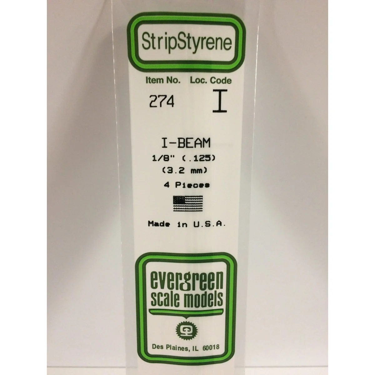 Profile I 3.2x350mm Ref: 274 - Evergreen - S1370274 Profile I 3.2x350mm Ref: 274 - Evergreen - S1370274