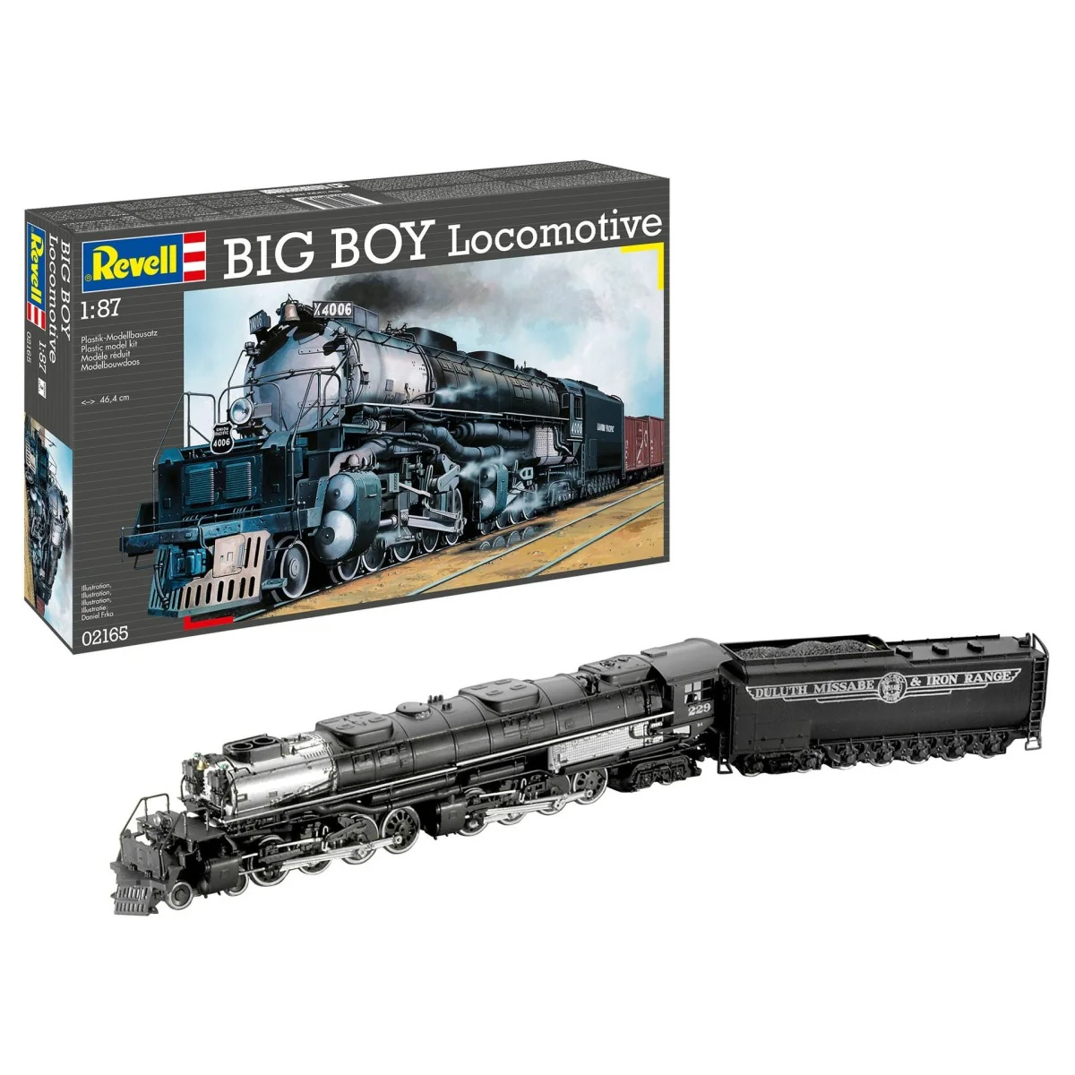 Locomotive à vapeur Big Boy 1/87 Revell Revell 02165 - 1