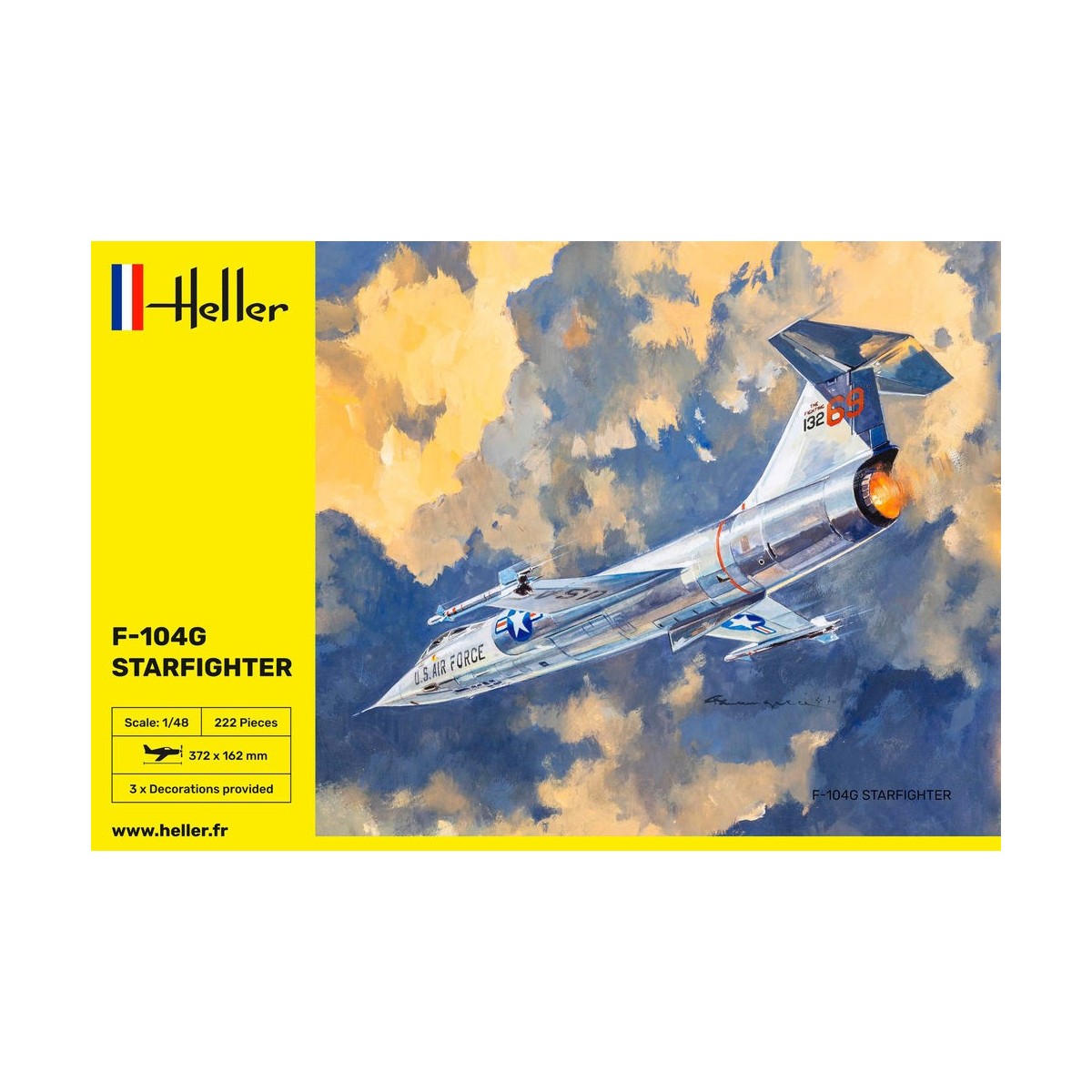 F-104G Starfighter 1/48 Heller Heller 30520 - 2 F-104G Starfighter 1/48 Heller Heller 30520 - 2