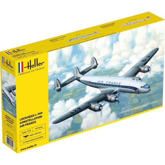 HEL-80310-Lockheed L-749 Constellation Air France 1/72 Heller - HEL-80310