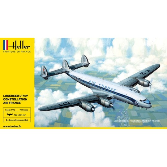 HEL-80310-Lockheed L-749 Constellation Air France 1/72 Heller - HEL-80310