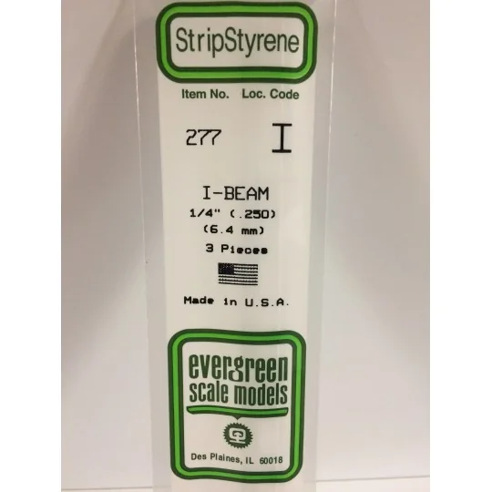 Profile I 6.3x350mm Ref: 277 - Evergreen - S1370277 S1370277-Profile I 6.3x350mm Ref: 277 - Evergreen - S1370277