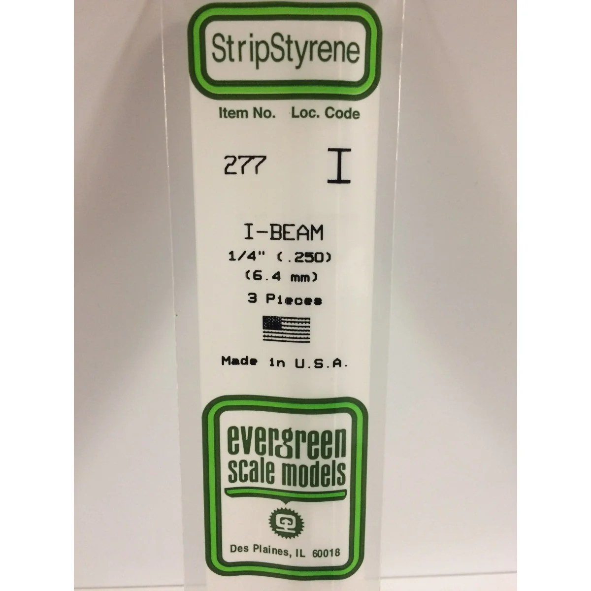 Profile I 6.3x350mm Ref: 277 - Evergreen - S1370277 Profile I 6.3x350mm Ref: 277 - Evergreen - S1370277