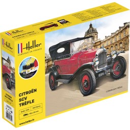 Citroën 5CV Clover 1/24 Heller + glue and paints Heller 56702 - 1
