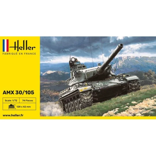 Char AMX 30/105 1/72 Heller Heller 79899 - 2 HEL-79899-Char AMX 30/105 1/72 Heller - HEL-79899