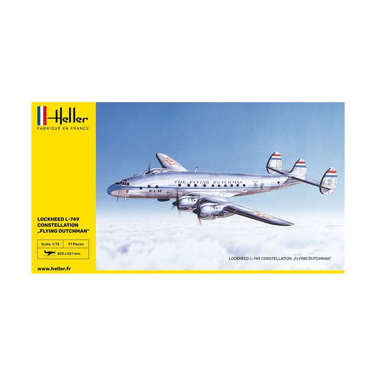 Lockheed L-749 Constellation Flying Dutchman 1/72 Heller Heller 80393 - 2