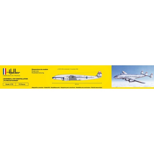 HEL-80393-Lockheed L-749 Constellation Flying Dutchman 1/72 Heller - HEL-80393
