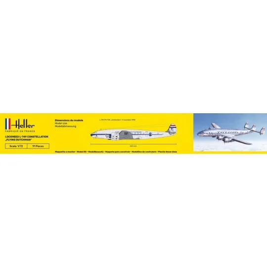 HEL-80393-Lockheed L-749 Constellation Flying Dutchman 1/72 Heller - HEL-80393