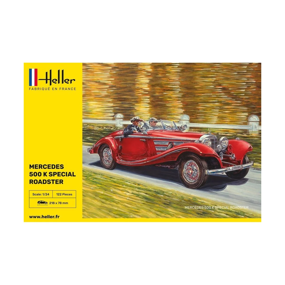 Mercedes 500 K Special Roadster 1/24 Heller Heller HEL-80710 - 2 Mercedes 500 K Special Roadster 1/24 Heller Heller HEL-80710 - 2