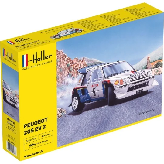 HEL-80716-Peugeot 205 EV 2 1/24 Heller - HEL-80716