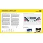 HEL-56445-Concorde Air France 1/125 Heller + colle et peintures - HEL-56445