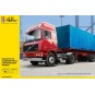 HEL-81702-Volvo F12-20 Globetrotter & Semi-trailer container 1/32 Heller