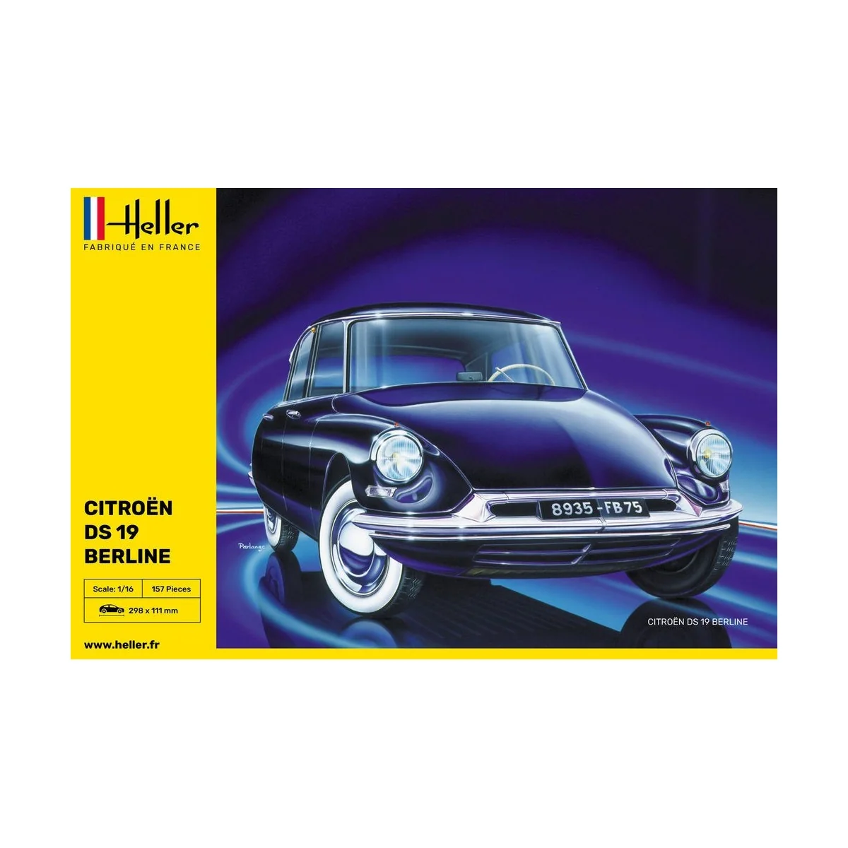 Citroen DS 19 Berline 1/16 Heller Heller HEL-80795 - 2