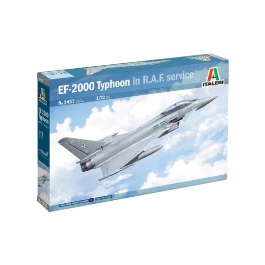EF-2000 Eurofighter Typhoon RAF 1/72 Italeri Italeri I1457 - 2 I1457-EF-2000 Eurofighter Typhoon RAF 1/72 Italeri - I1457