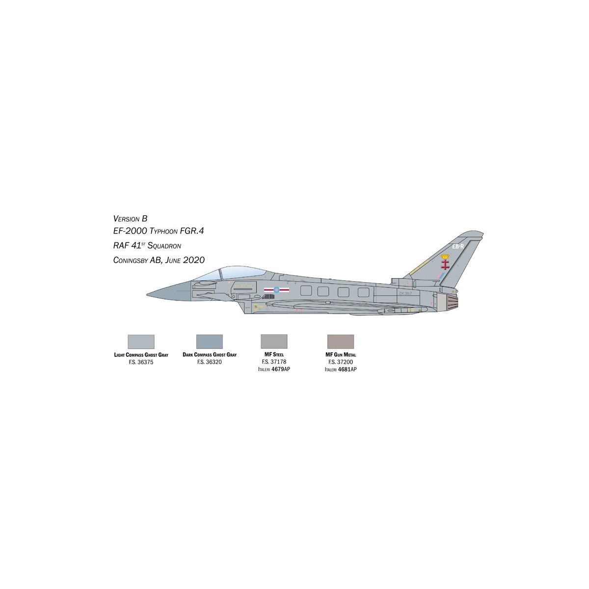 EF-2000 Eurofighter Typhoon RAF 1/72 Italeri Italeri I1457 - 5 EF-2000 Eurofighter Typhoon RAF 1/72 Italeri Italeri I1457 - 5