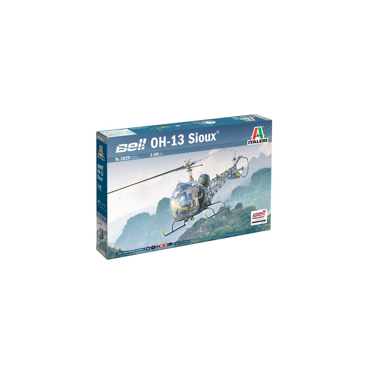 OH-13 Sioux 1/48 Italeri helicopter Italeri I2820 - 2 OH-13 Sioux 1/48 Italeri helicopter Italeri I2820 - 2