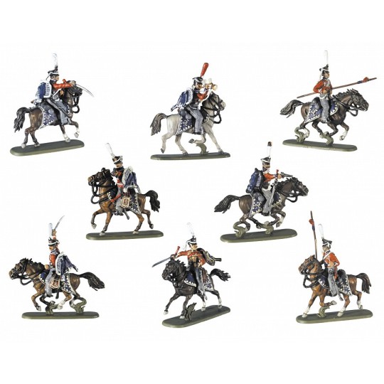 Z8055-Characters Russian Hussars 1812-14 1/72 Zvezda