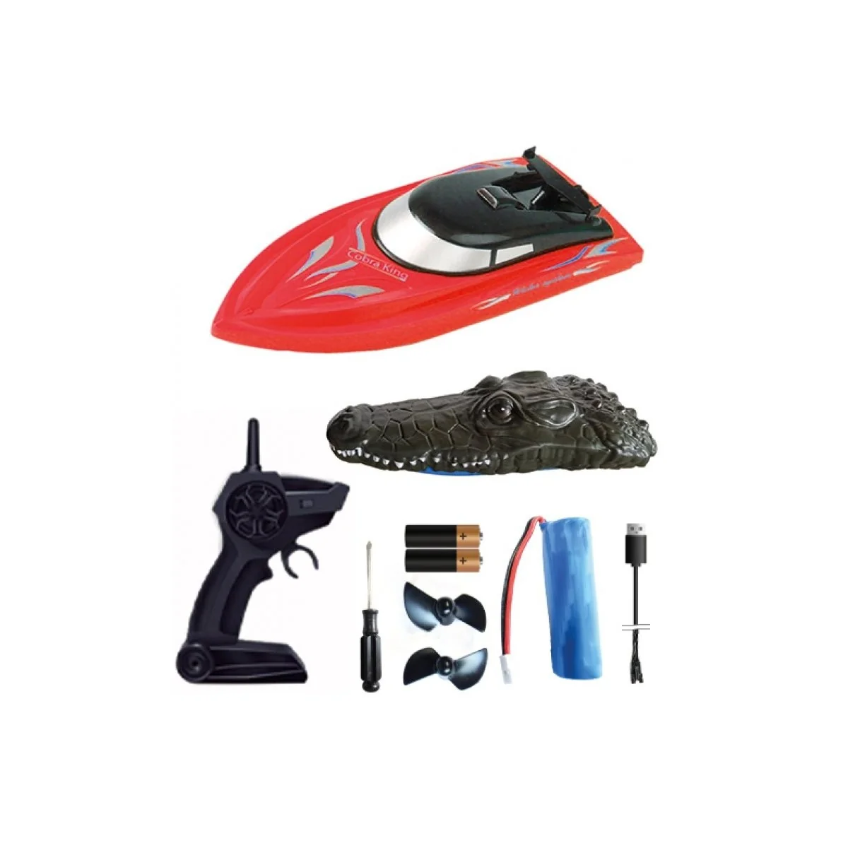 Boat Croco Racer 2 in 1 blue 2.4Ghz RTR Siva Siva SV-30090 - 2 Boat Croco Racer 2 in 1 blue 2.4Ghz RTR Siva Siva SV-30090 - 2