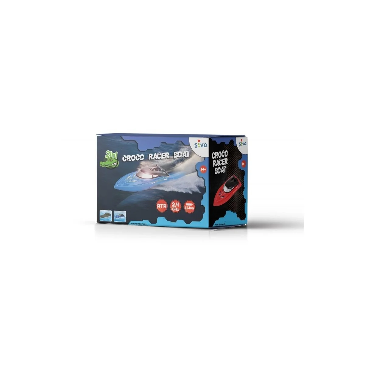 Boat Croco Racer 2 in 1 blue 2.4Ghz RTR Siva Siva SV-30090 - 4 Boat Croco Racer 2 in 1 blue 2.4Ghz RTR Siva Siva SV-30090 - 4