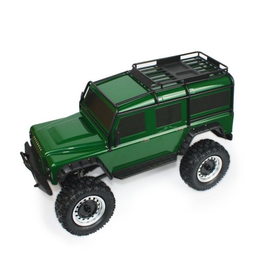 SV-50560-Crawler Land Rover Defender Green 4WD 2.4Ghz 1/8 RTR Siva