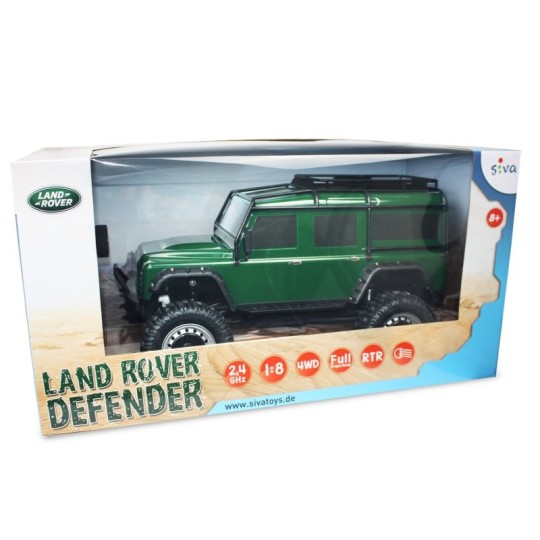 SV-50560-Crawler Land Rover Defender Vert 4WD 2.4Ghz 1/8 RTR Siva