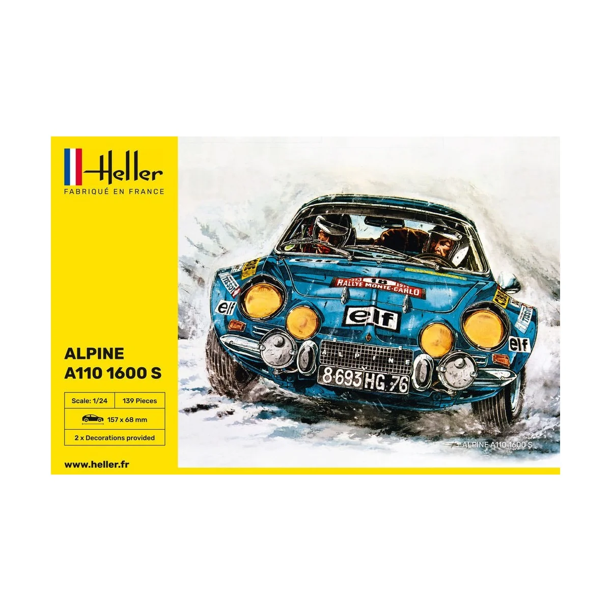 Alpine A110 1600 S 1/24 Heller Heller HEL-80745 - 2 Alpine A110 1600 S 1/24 Heller Heller HEL-80745 - 2