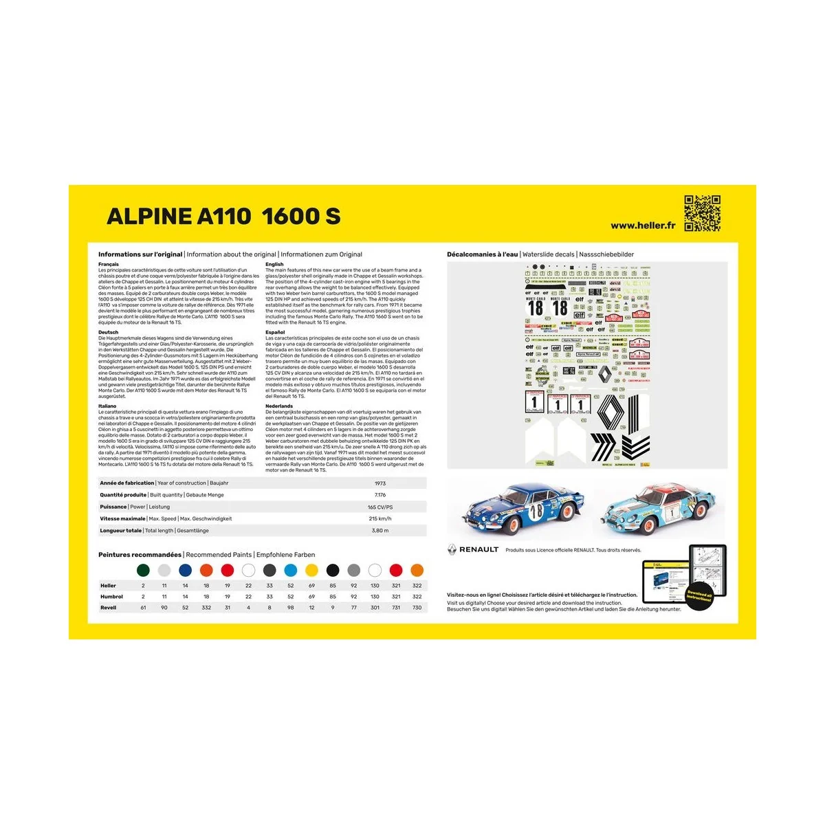 copy of Renault R8 Gordini 1/24 Heller Heller HEL-80745 - 3 copy of Renault R8 Gordini 1/24 Heller Heller HEL-80745 - 3