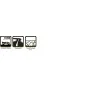 LR-T3286BC-Pneus ST-Rocket + Jantes Chrome Noir 1/8 (x2) Louise RC - LR-T3286BC