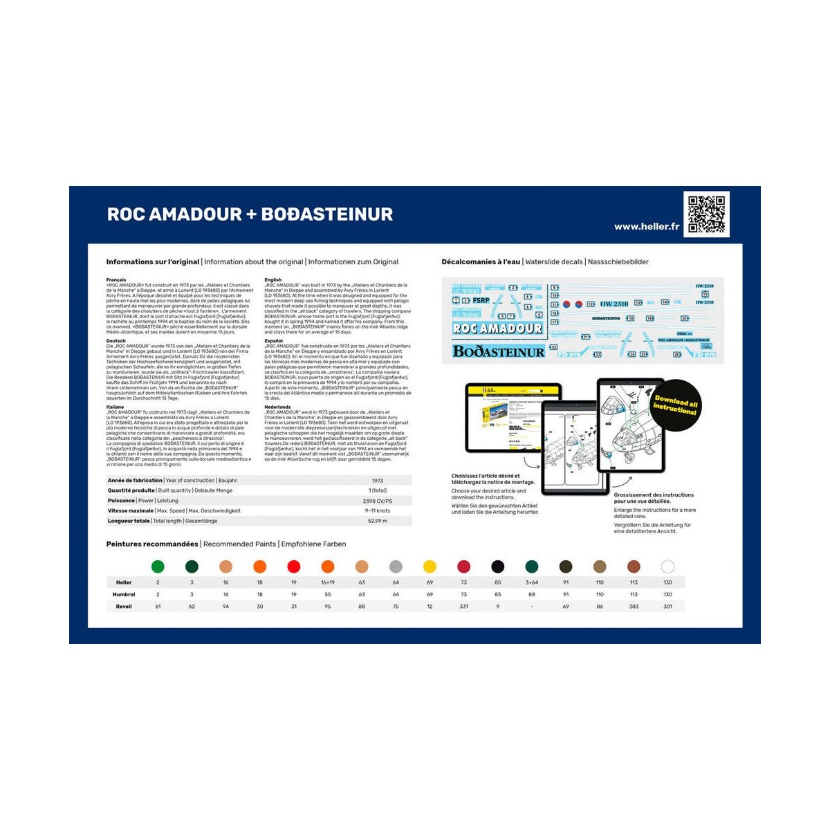 Roc Aamadour + Bodasteinur 1/200 Heller + colle et peintures Heller HEL-55608 - 3