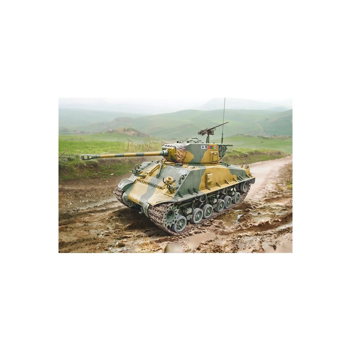 Char M4A3E8 Sherman "Guerre de Corée" 1/35 Italeri Italeri I6586 - 1 Char M4A3E8 Sherman "Guerre de Corée" 1/35 Italeri Italeri I6586 - 1