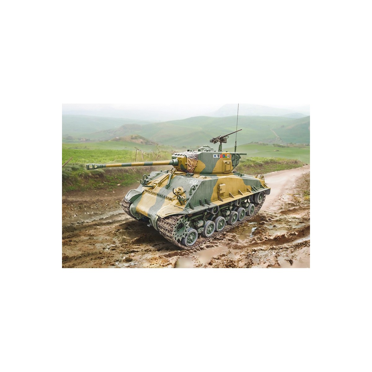 Tank M4A3E8 Sherman "Korean War" 1/35 Italeri Italeri I6586 - 1 Tank M4A3E8 Sherman "Korean War" 1/35 Italeri Italeri I6586 - 1