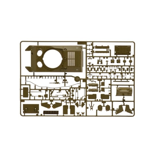Tank M4A3E8 Sherman "Korean War" 1/35 Italeri Italeri I6586 - 8 I6586-Tank M4A3E8 Sherman "Korean War" 1/35 Italeri - I6586