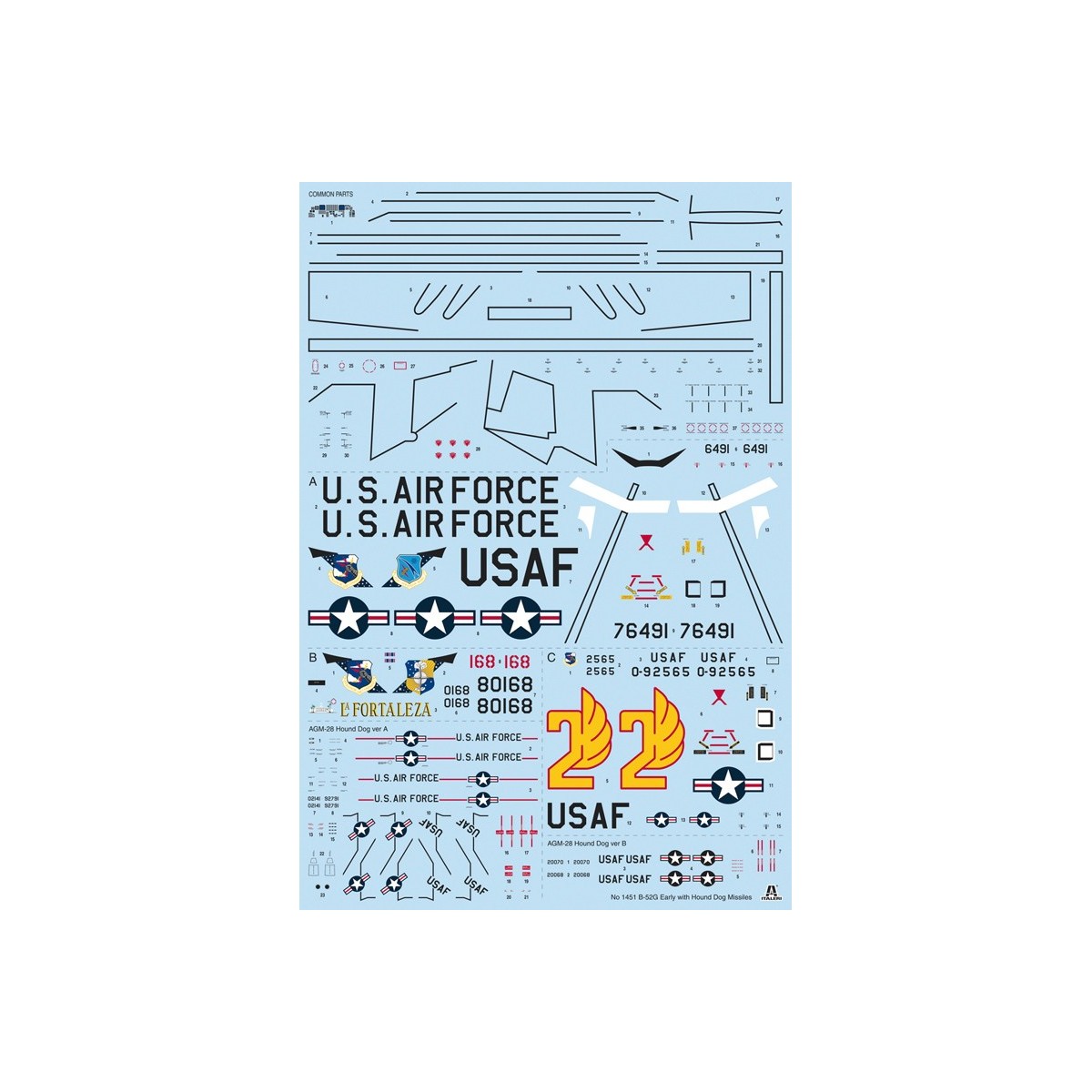 B-52G Stratofortress Début de production 1/72 Italeri Italeri I1451 - 3