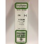 Profile: 4.8x350mm Ref: 286 - Evergreen - S1370286 S1370286-H profile 4.8x350mm Ref: 286 - Evergreen - S1370286