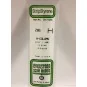 S1370286-Profilé H 4.8x350mm Ref : 286 - Evergreen - S1370286